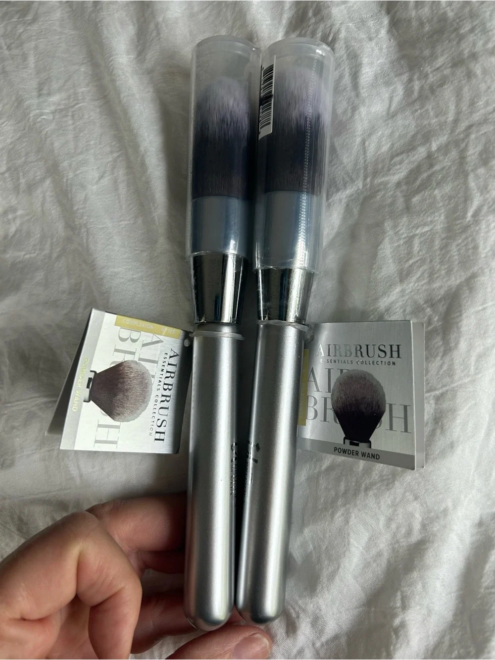New With Tags! TWO Silver Powder Wand it Cometics Ulta Brushes. Never opened!